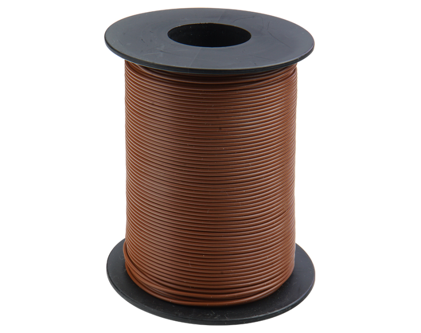 Kupferlitze  0.14mm / 100m Braun