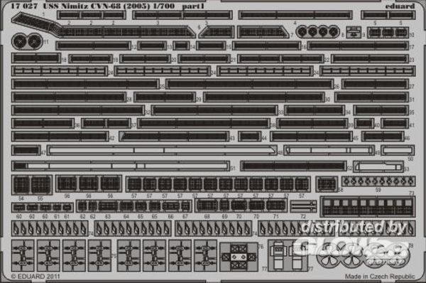 1/700USS Nimitz CVN-68 (2005) for Trumpeter