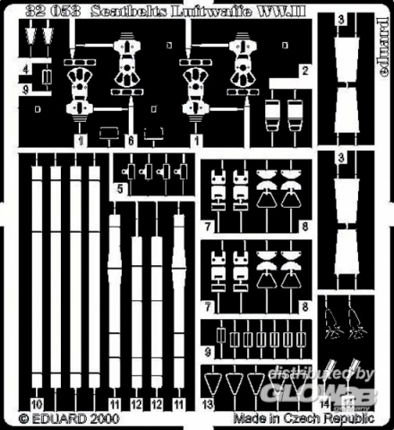 1/32Seatbelts Luftwaffe WWII