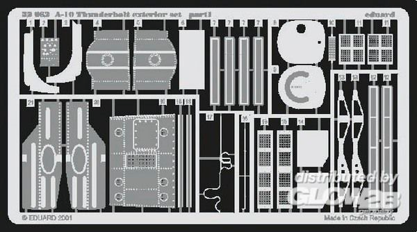 1/32A-10 Thunderbolt Exterior set f&amp;#252;r Trumpeter Bausatz