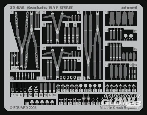 1/32Seatbelts RAF WW.II