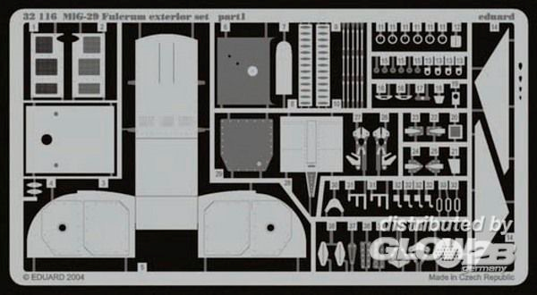 1/32MiG-29 Fulcrum Exterior f&amp;#252;r Revell Bausatz