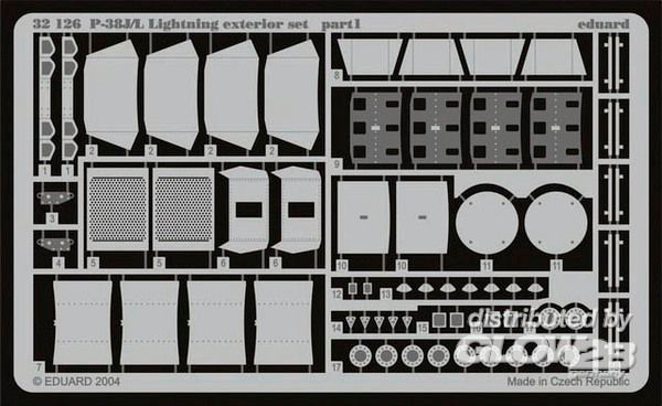 1/32P-38J/L Lightning Exterior f&amp;#252;r Trumpeter Bausatz