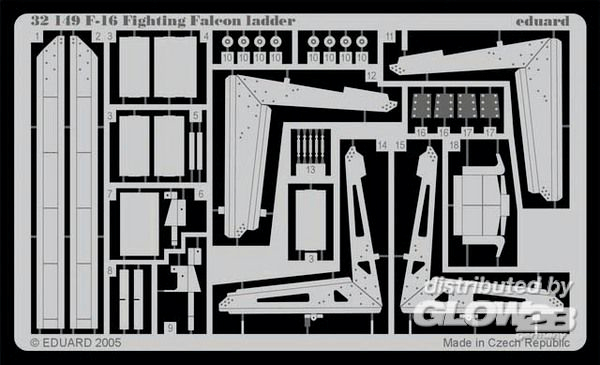 1/32F-16 Fighting Falcon ladder f&amp;#252;r Academy/Tamiya Bausatz