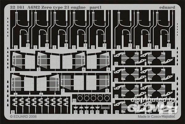 1/32A6M2 Zero type 21 engine f&#252;r Tamiya Bausatz 60317