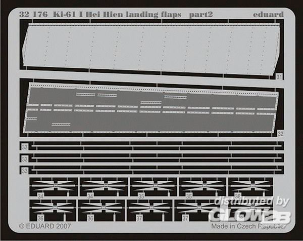 1/32Ki-61 I Hei Hien landing flaps f&#252;r Hasegawa Bausatz