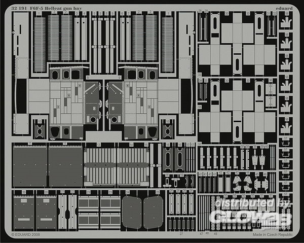 1/32F6F-5 Hellcat gun bay f&#252;r Trumpeter Bausatz