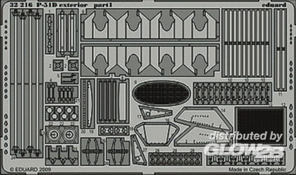 1/32P-51D exterior F&amp;#252;r Trumpeter Bausatz