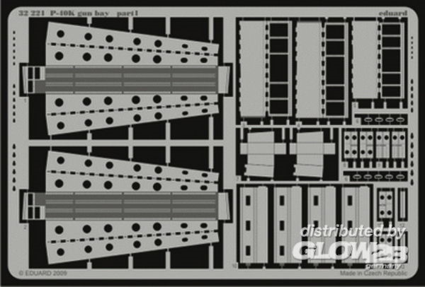 1/32P-40K gun bay for Hasegawa kit