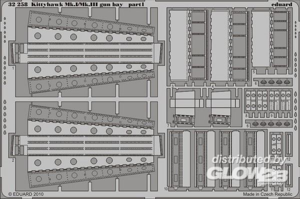 1/32 Kittyhawk Mk.I/Mk.III gun bay (HAS)