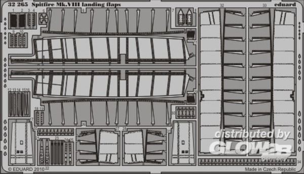 1/32 Spitfire Mk.VIII landing flaps (TAM)