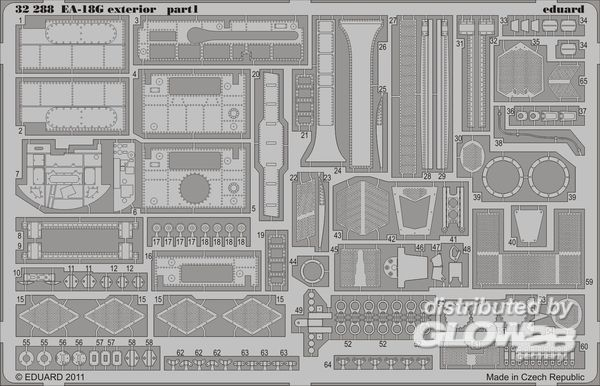 1/32 EA-18G exterior for Trumpeter