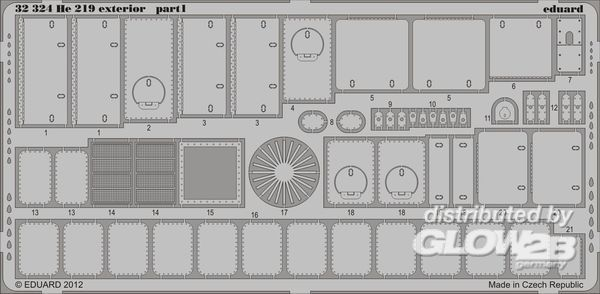 1/32He 219 exterior for Revell