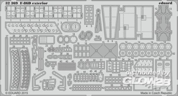 1/32 F-86D exterior for KittyHawk