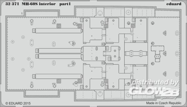 1/35MH-60S interior for Academy