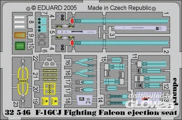 1/32F-16CJ Fighting Falcon ejection seat f&amp;#252;r Tamiya Bausatz
