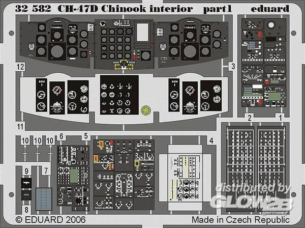 1/32CH-47D Chinook interior f&amp;#252;r Trumpeter-Bausatz