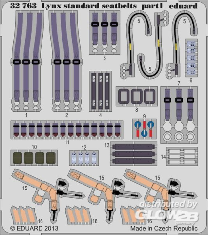 1/32Lynx Mk.88 seatbelts for Revell