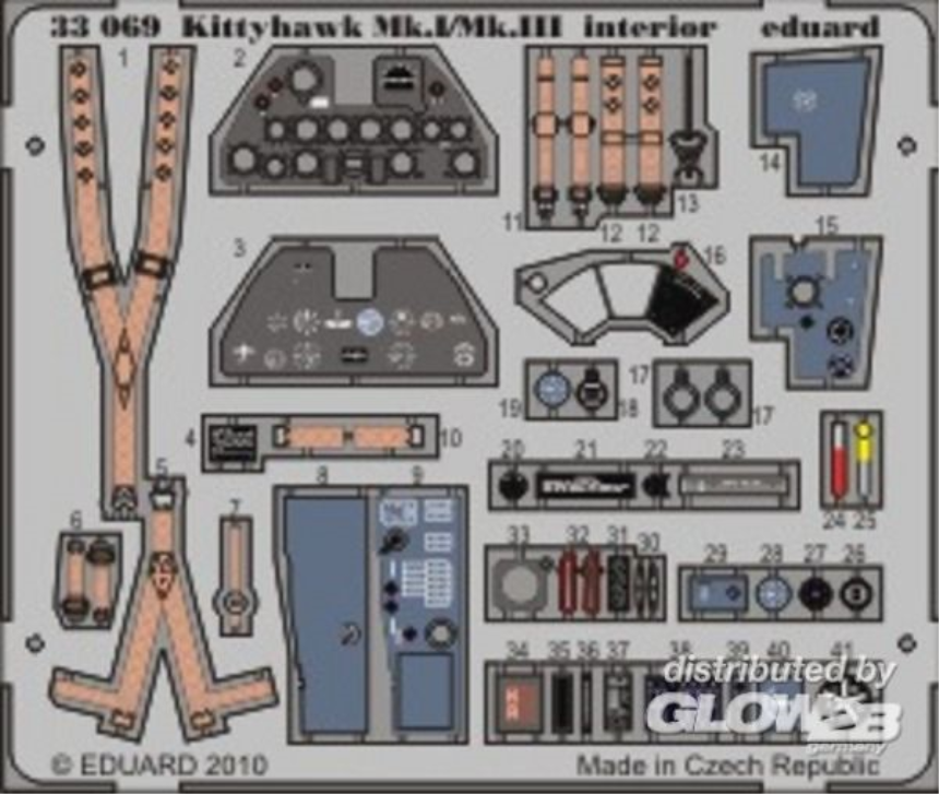 1/32 Kittyhawk Mk.I/Mk.III interior S.A.(HAS)