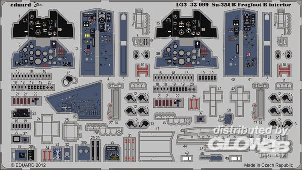 1/32 Su-25UB Frogfoot B interior S.A.f.TRU