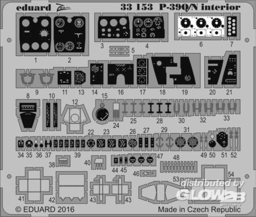 1/32P-39Q/N interior for Kittyhawk