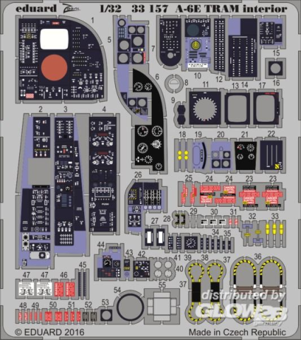 1/32A-6E TRAM interior for Trumpeter