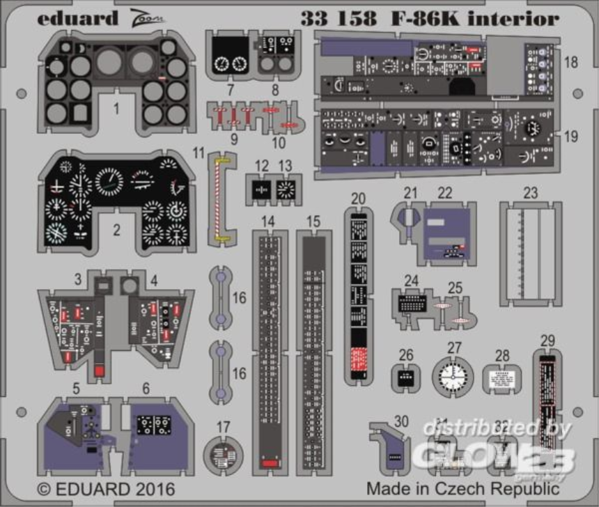 1/32F-86K interior for KittyHawk