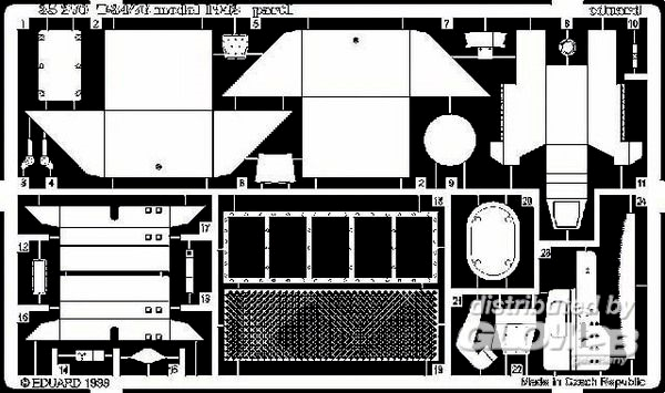 1/35Sowietischer Kampfpanzer T-34/76 1942 Foto&amp;#228;tzsatz