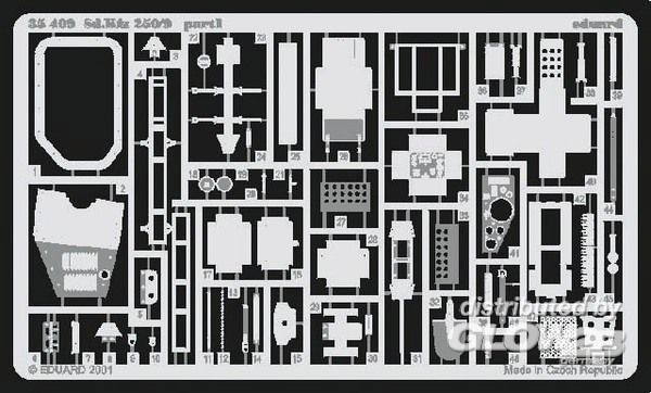 1/35Sd.Kfz. 250/9 Foto&amp;#228;tzsatz