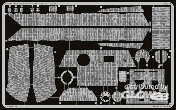 1/35Zimmerit Panther Ausf. A f&amp;#252;r Tamiya Bausatz