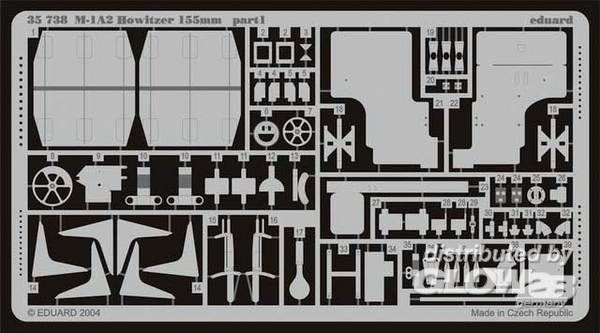 1/35M1-A2 Howitzer 155mm Foto&amp;#228;tzsatz