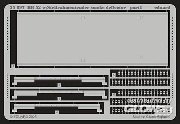 1/35BR 52 smoke deflector f&#252;r Trumpeter-Bausatz