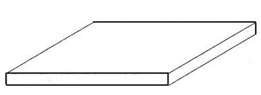 Durchsichtige Polystyrolplatte, 0.13x150x300mm Set (3 Stk.)