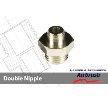 Doppelnippel 1/4 A &amp; 1/8 A