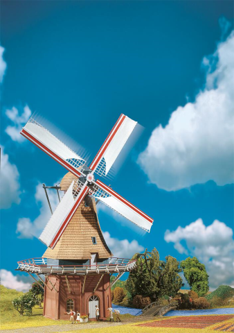 H0 Windm&#252;hle mit Motor