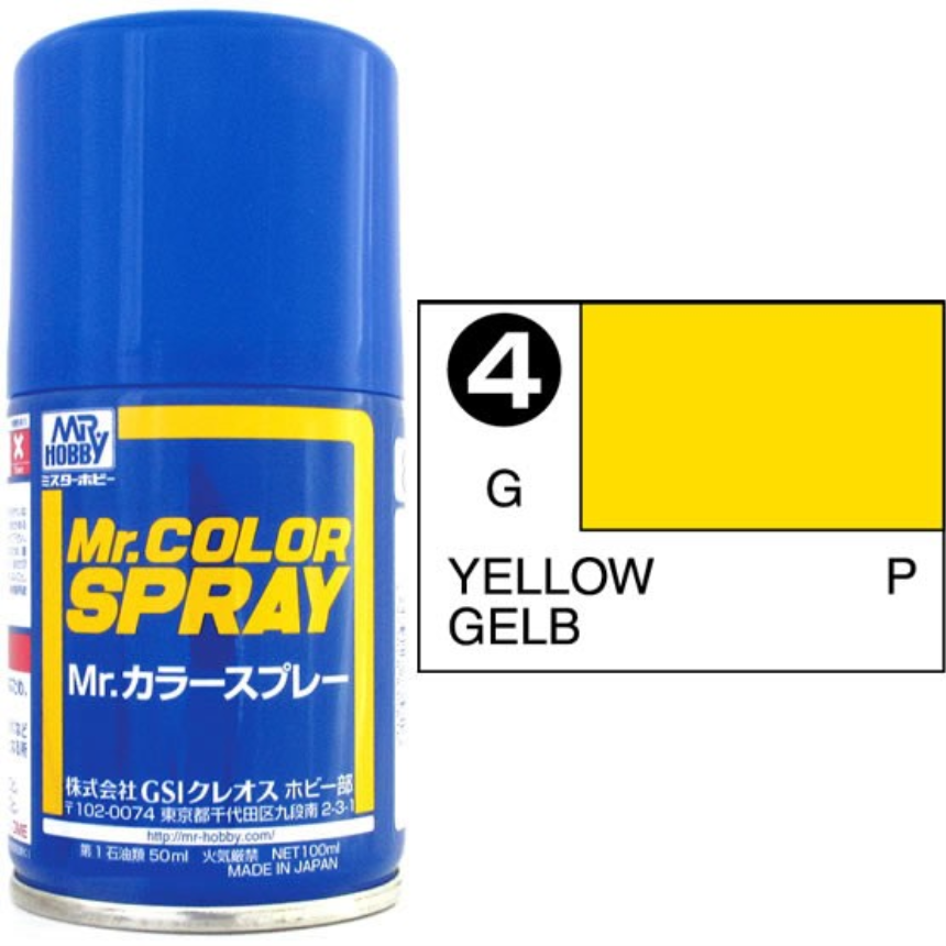 Mr. Color Spray gelb glanz 100ml