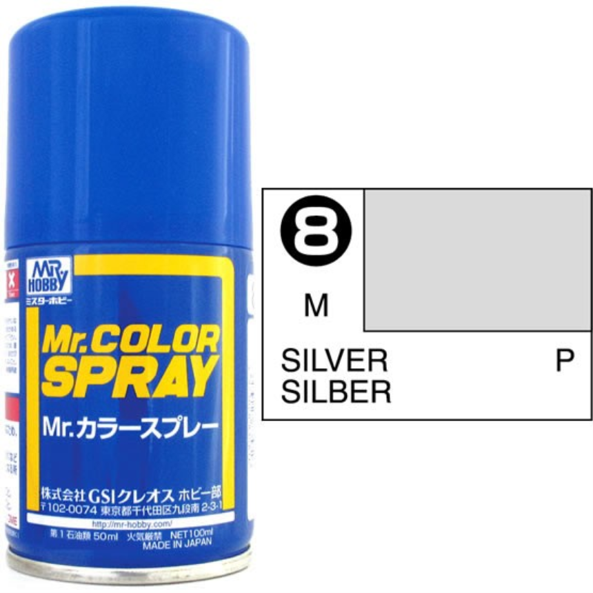 Mr. Color Spray silber metallic 100ml