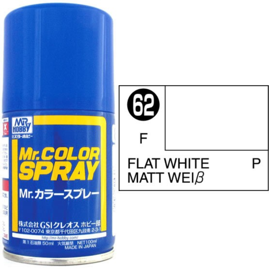 Mr. Color Spray Weiss Matt  100ml