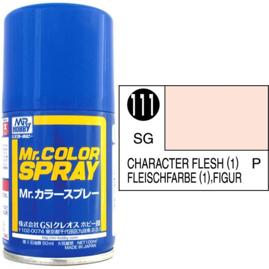 Mr. Color Spray Charakter Fleich 1 Seidenglanz 100