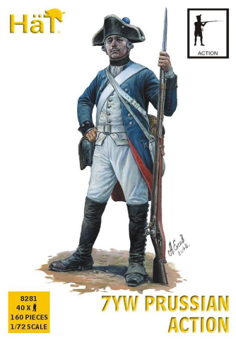 1/72 7YW Prussian Infantry, Action Poses