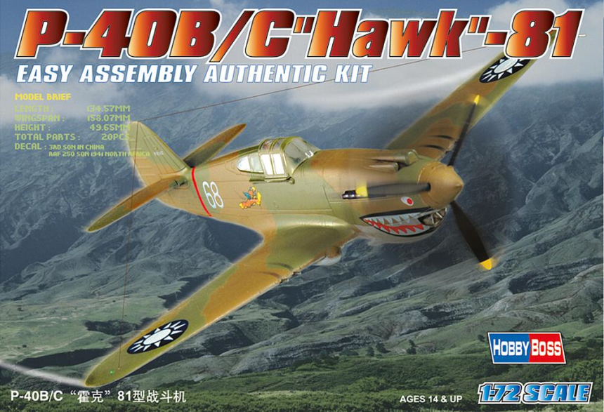 1/72 P-40B/C HAWK-81A