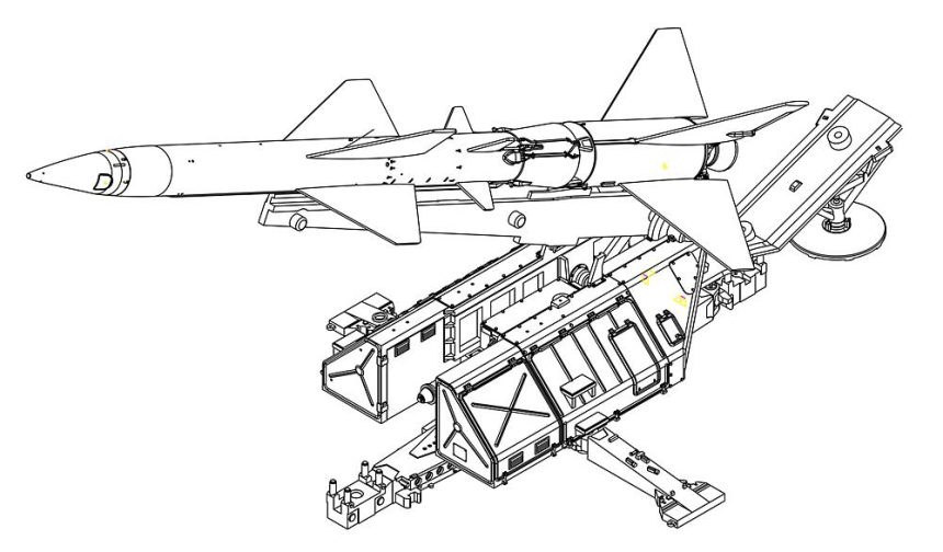 1/72 SAM-2 mit Abschussrampe