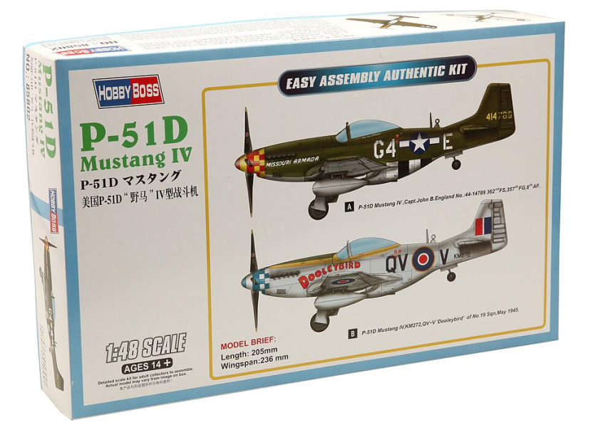 1/48 P-51D Mustang IV Fighter