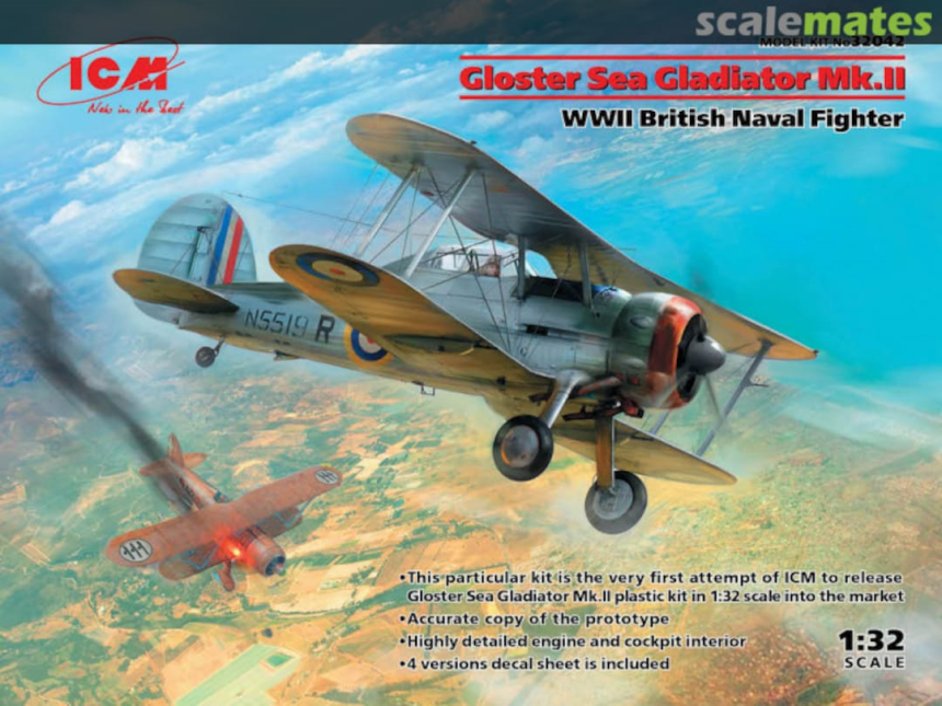 1/32    Gloster Sea Gladiator Mk.II