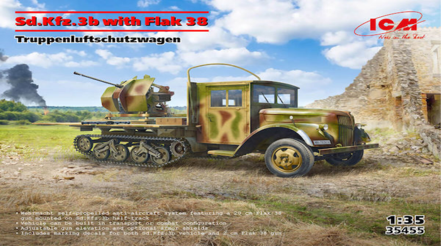 1/35 Sd. Kfz.3b w Flak 38
