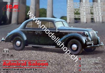 1/35 Admiral Saloon  WW II  German Staff Car