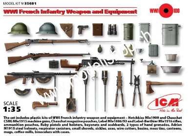 1/35    Franc Inf. Weapons &amp;amp; Equipment WW I