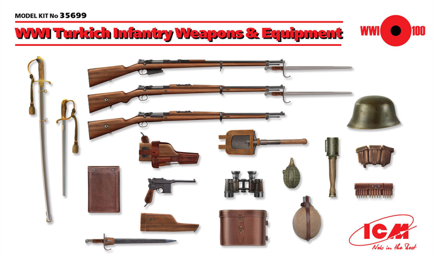 1/35 WWI Turkish Infantery Weapons &amp;amp; Equipment