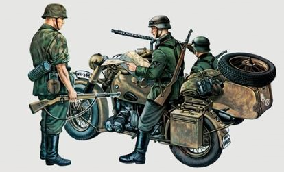 1/35 BMW R 75 mit Beiwagen