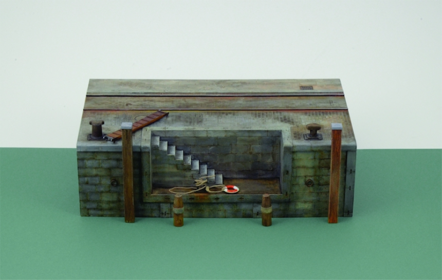 1/35 Dock mit Treppe